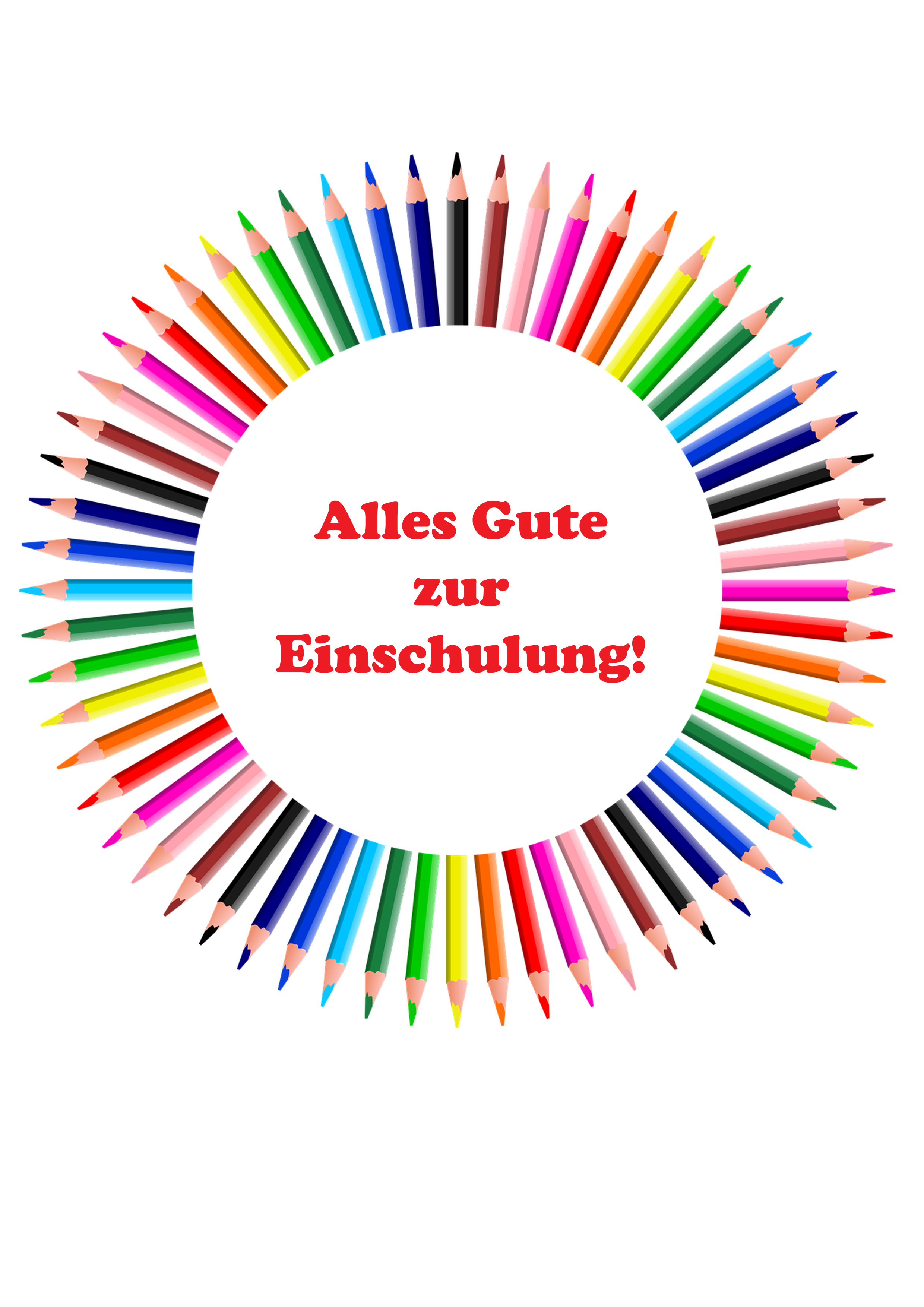 Tortenaufleger „Alles Gute zur Einschulung“ – bunte Tortendeko zum Schulstart