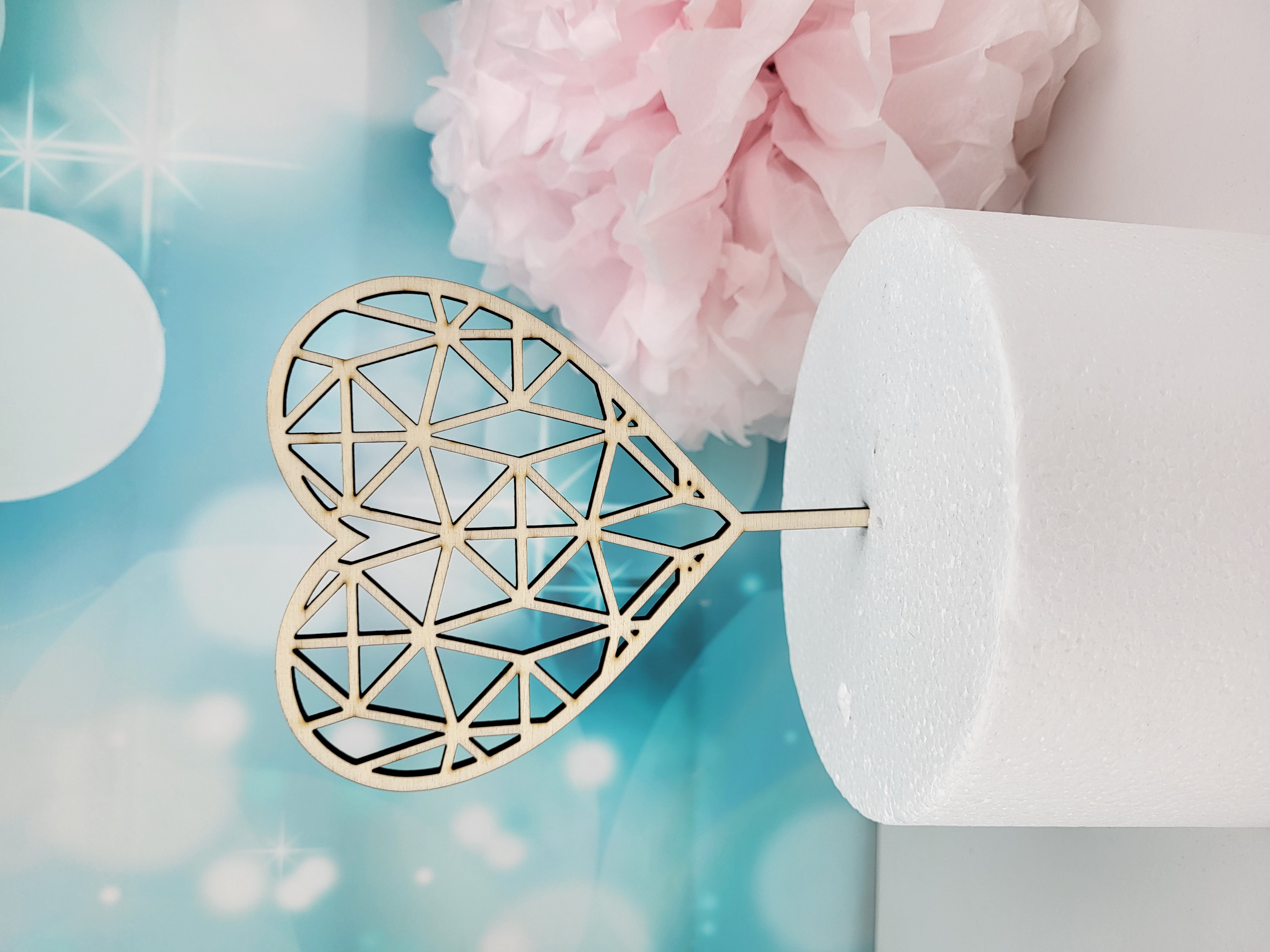 Cake Topper Herz