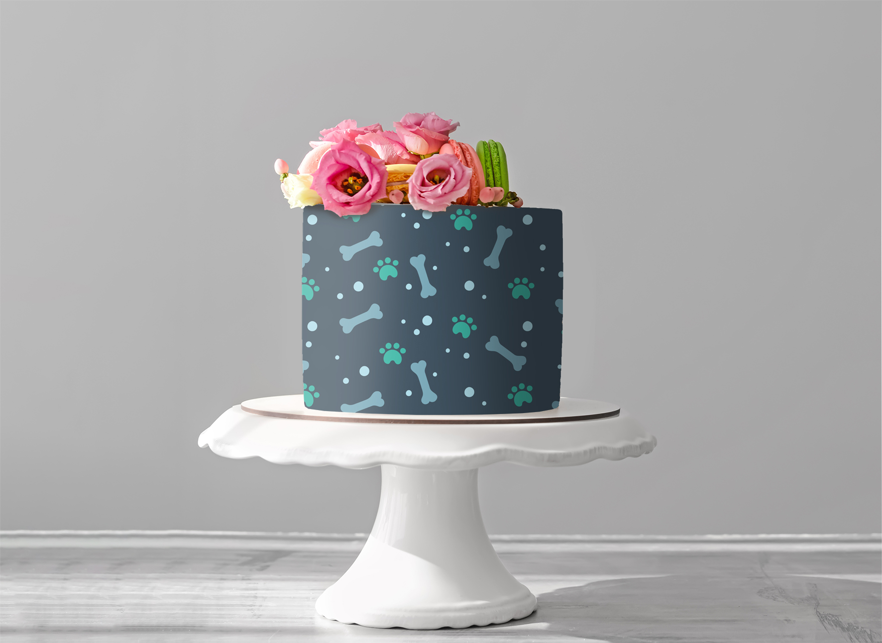 Deko Fondant Hunde – flexible Fondantfolie im A4-Format zum Schneiden & Stanzen