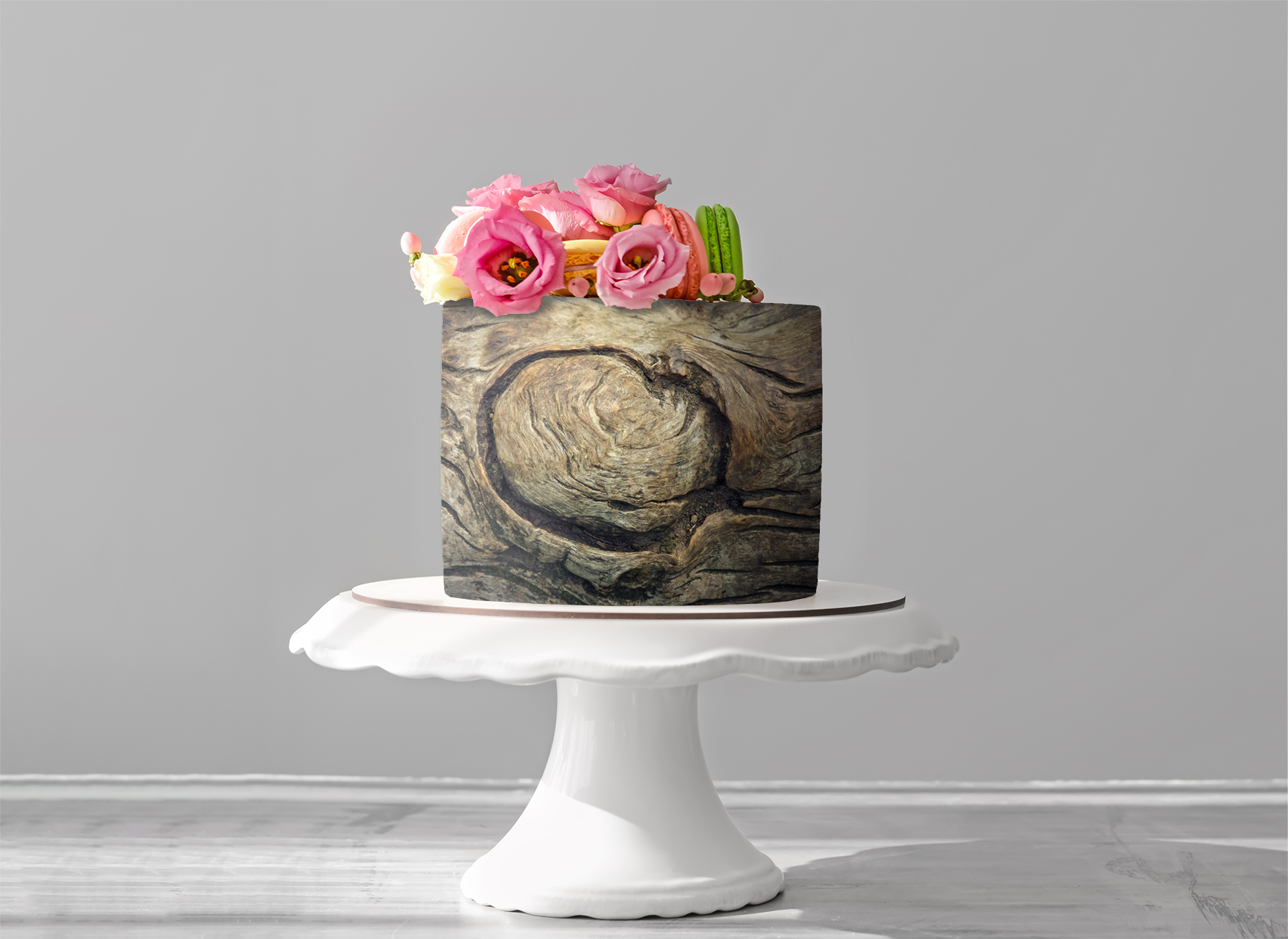 Deko Fondant Baumrinde