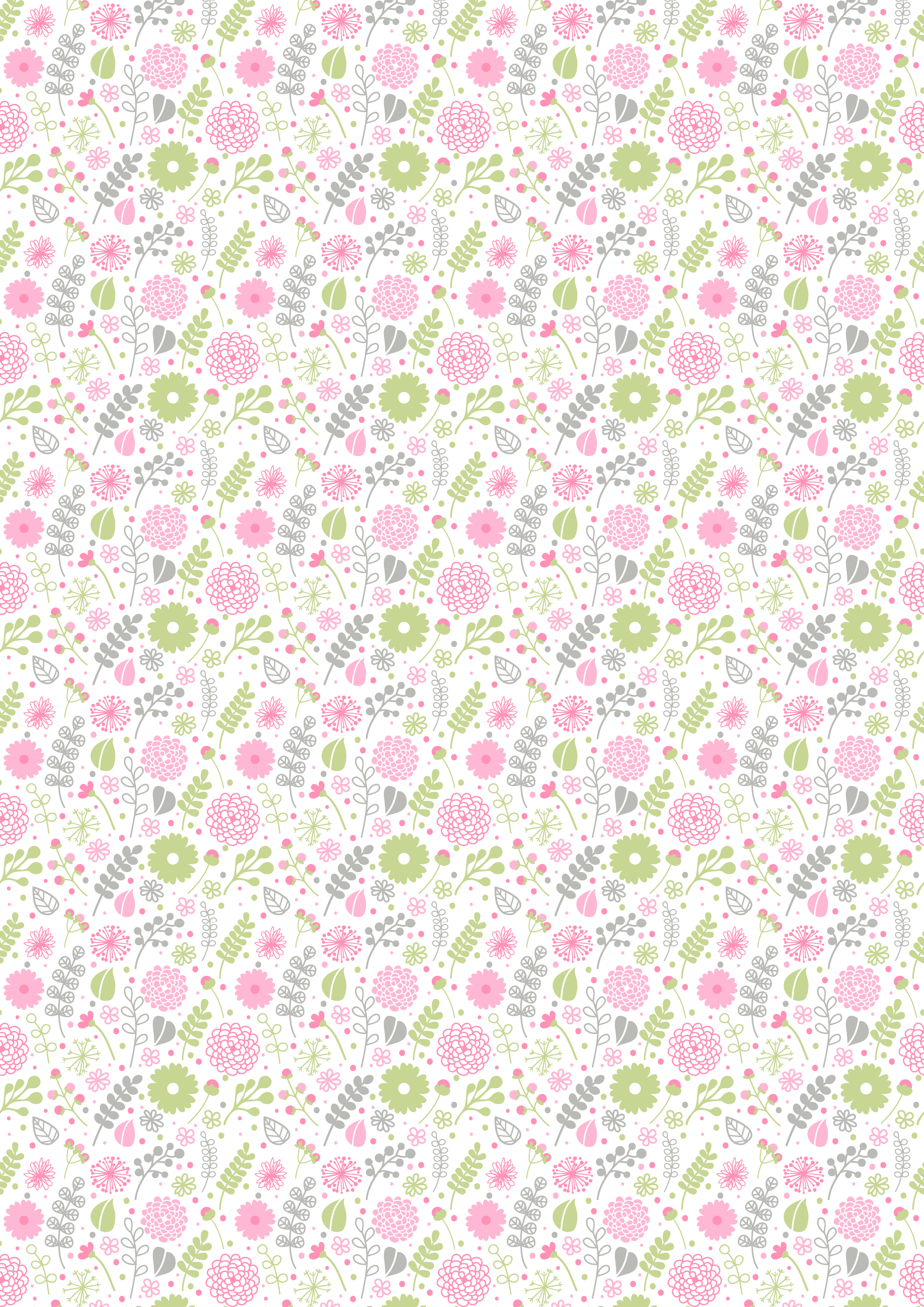 Deko Fondant | Blumenmix rosa