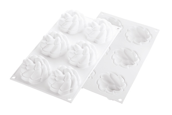 Silikomart Kit Tarte Ring Fleur Ø 80 mm
