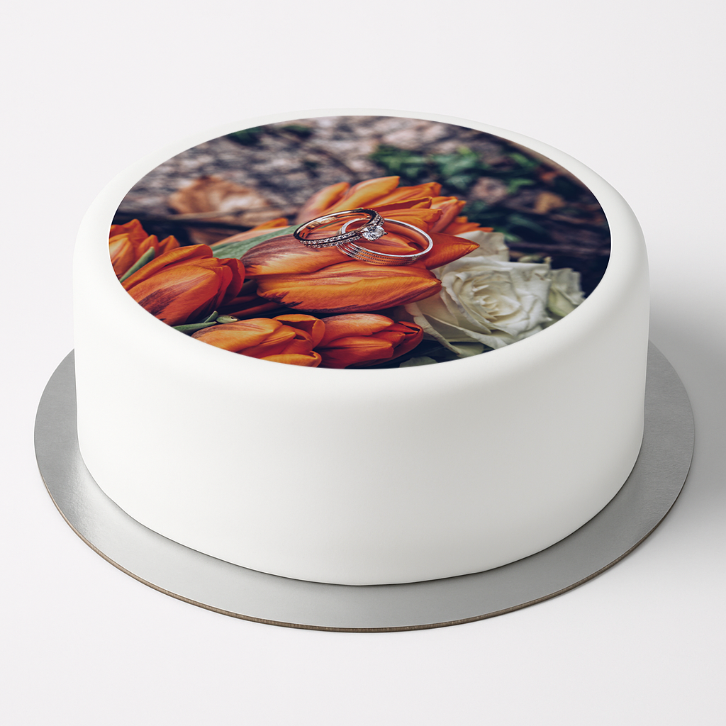 Tortenaufleger Hochzeit