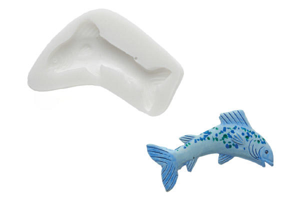 Silikonform Fisch