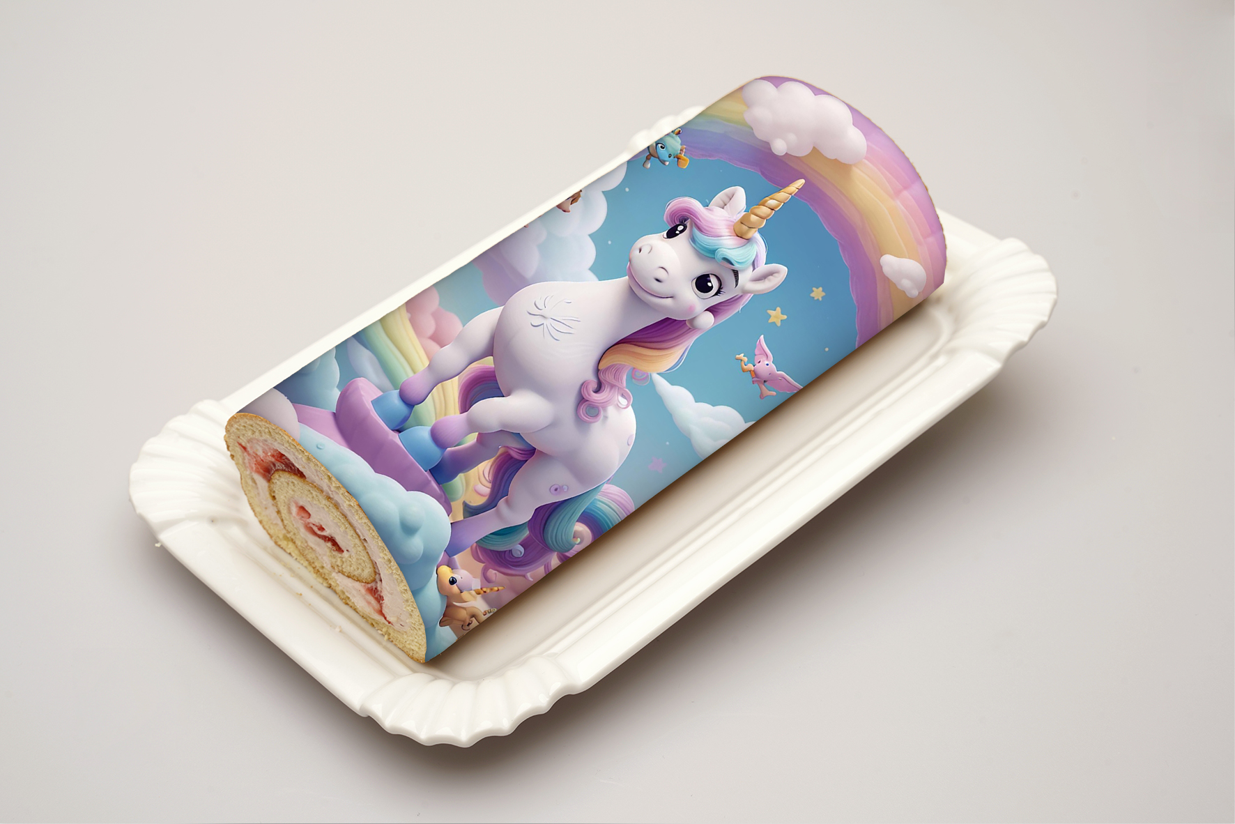 Rouladendekor Einhorn