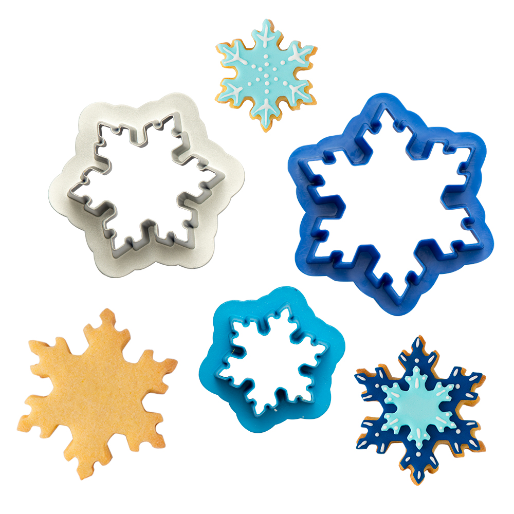 Ausstecher Set Schneeflocken | 3 Teile