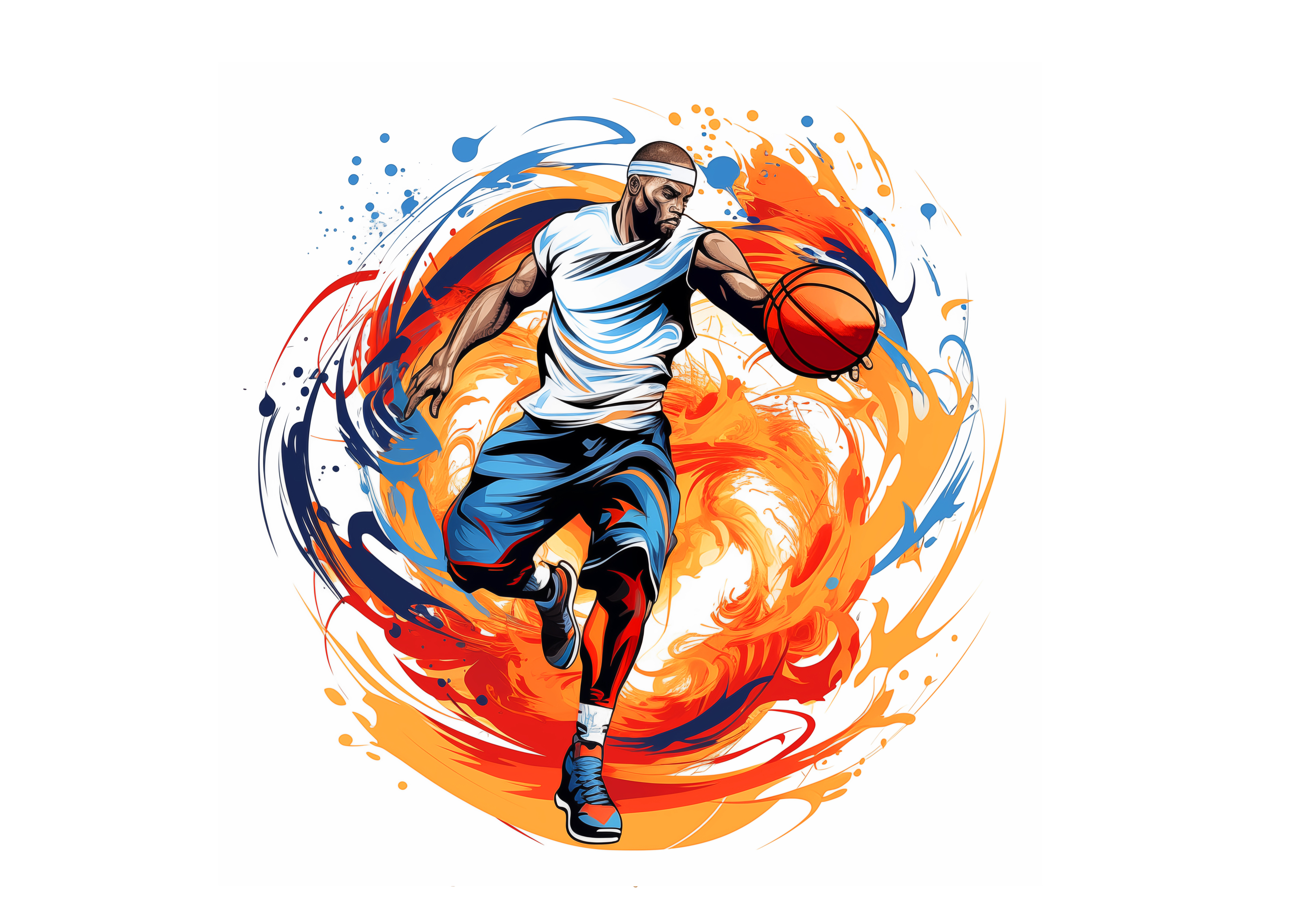 Deko Fondant  Basketballspieler