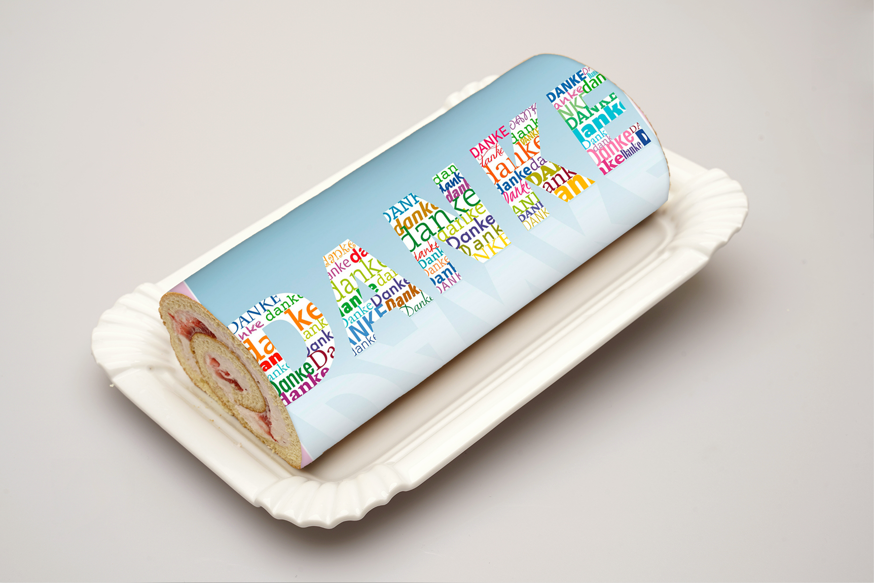 Rouladendekor "DANKE"