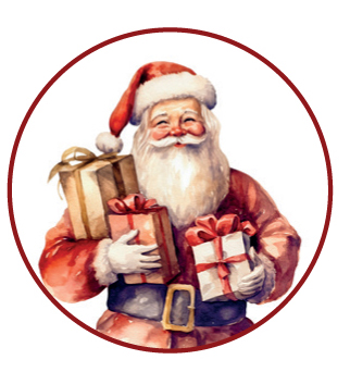 Keksaufleger Santa Claus