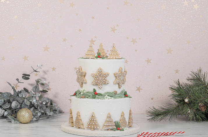 Silikonform - Schneeflocken & Weihnachtsbäume