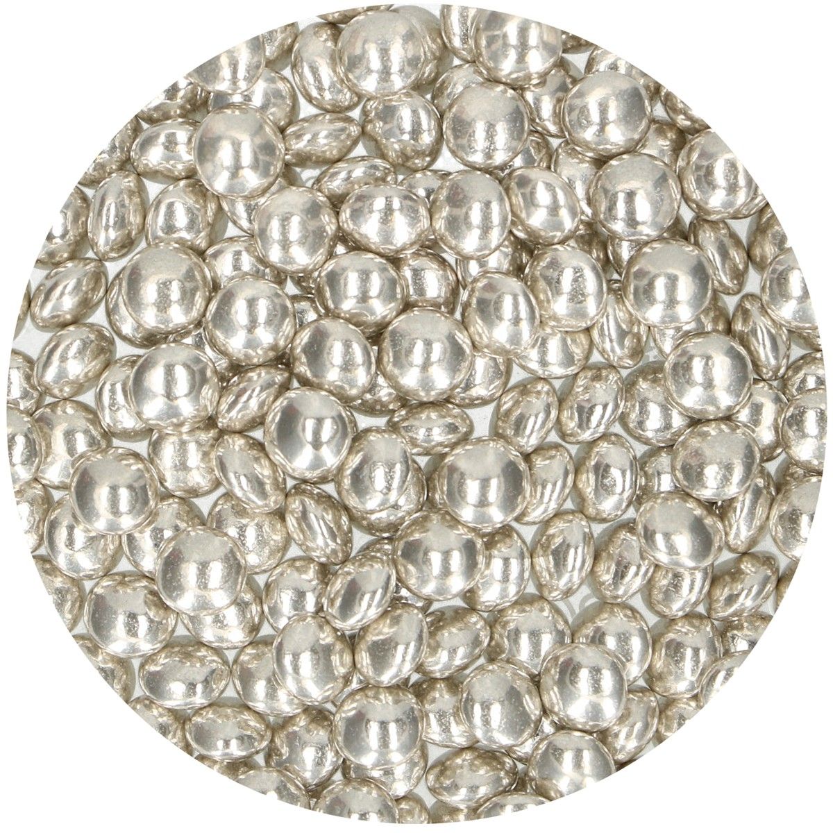Funcakes Schoko Dragees Metallic Silber