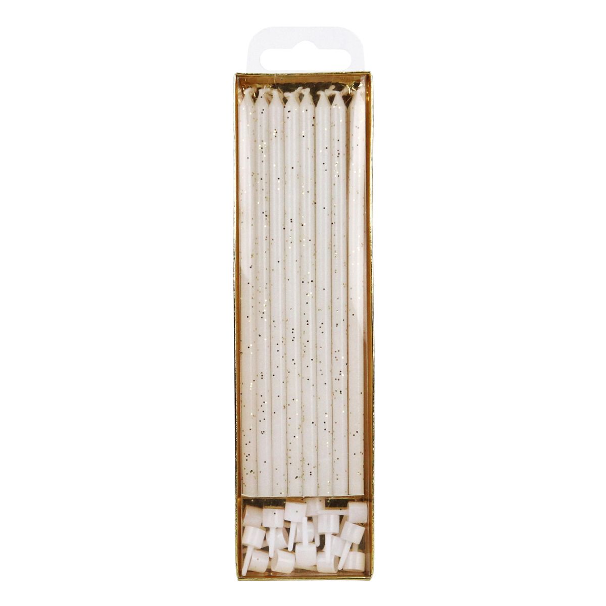 Kerzen glitter Gold