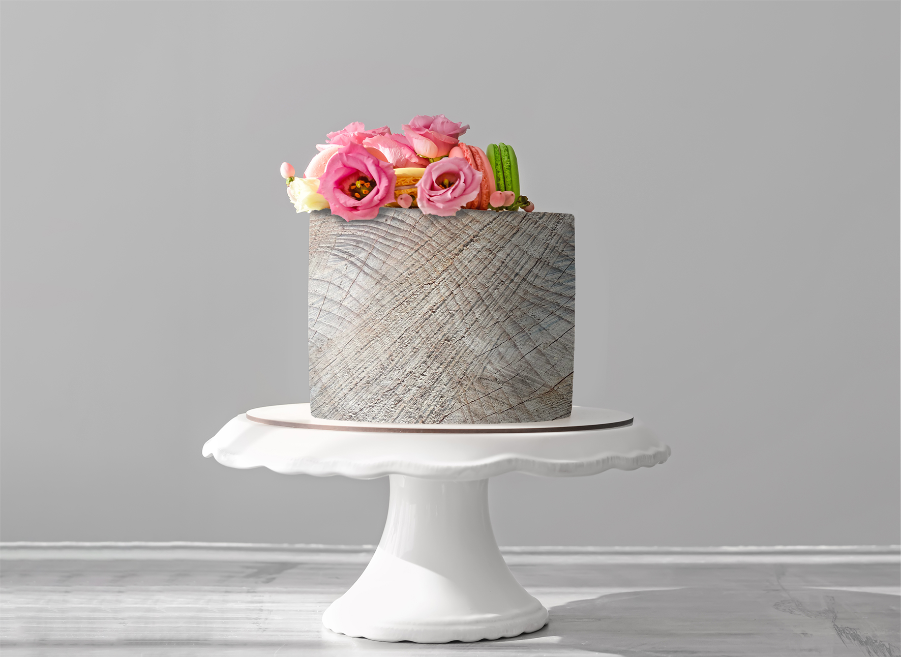 Deko Fondant Holz